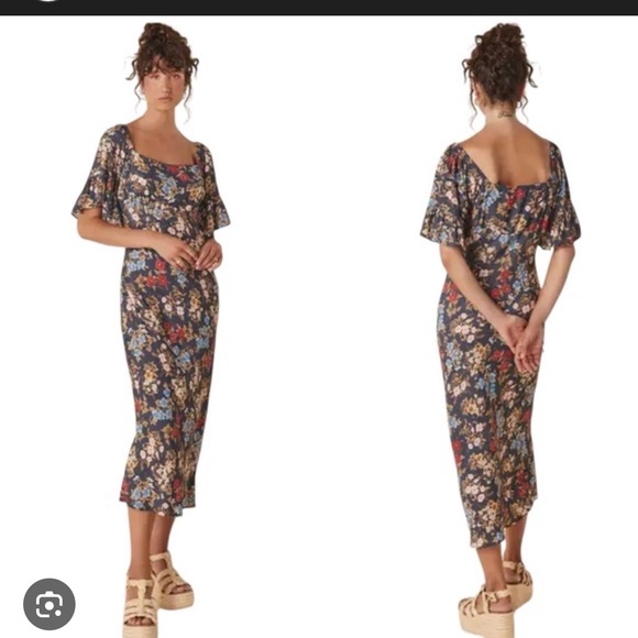 Spell Dresses & Skirts - Spell Flora Midi Dress in Mystic Like New Size Medium